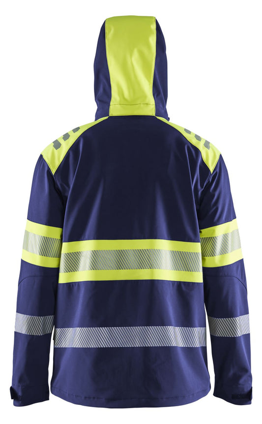 Blaklader jassen 44942513 marineblauw-fluo geel(8933)