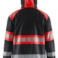 Blaklader High Vis Jack 44942513 softshell HiVis waterdicht winddicht ademend zwart-fluo rood(9955)