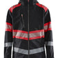 Blaklader High Vis Jack 44942513 softshell HiVis waterdicht winddicht ademend zwart-fluo rood(9955)