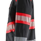 Blaklader High Vis Jack 44942513 softshell HiVis waterdicht winddicht ademend zwart-fluo rood(9955)