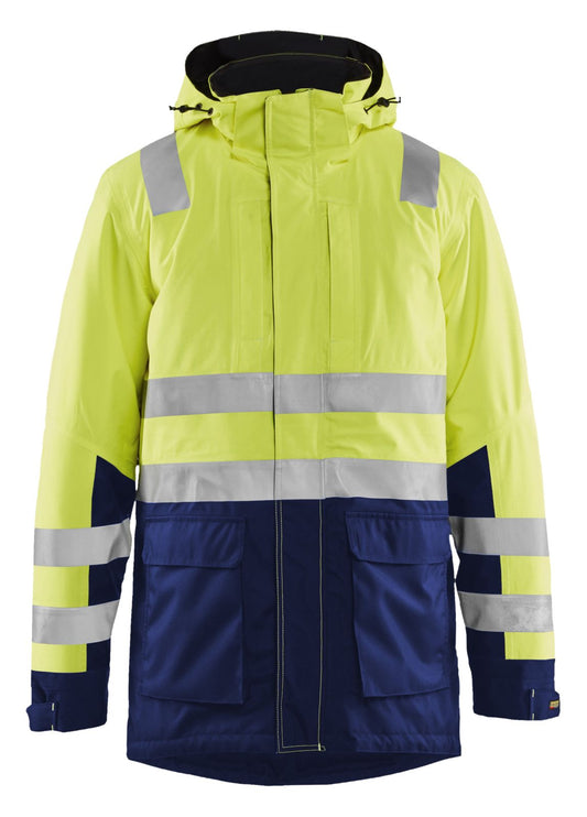 Blaklader Jassen 44951987 HiVis geel-marineblauw(3389)