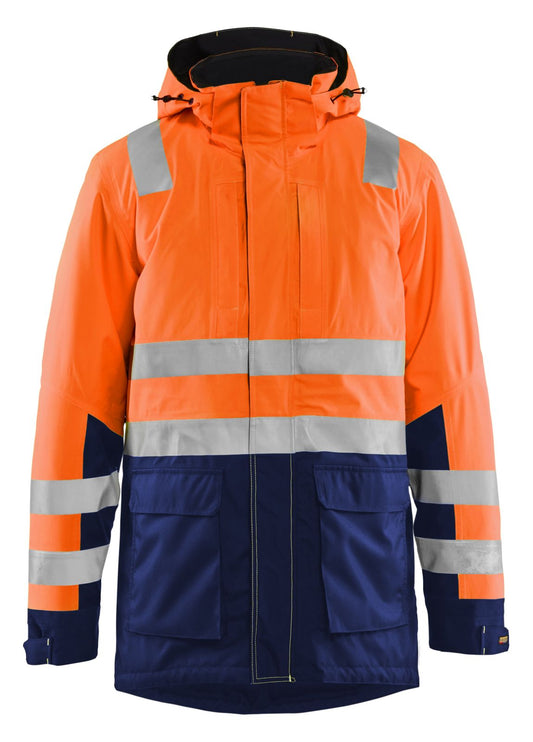 Blaklader Jassen 44951987 HiVis fluo oranje-marineblauw(5389)