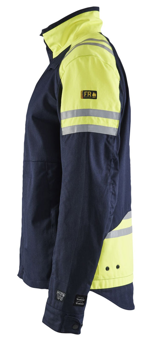Blaklader jassen 45051519 marineblauw-fluo geel(8933)