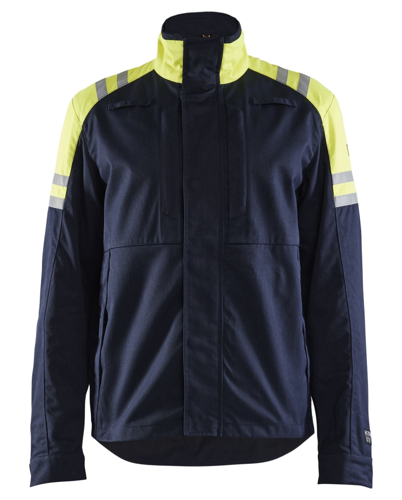 Blaklader jassen 45051519 marineblauw-fluo geel(8933)