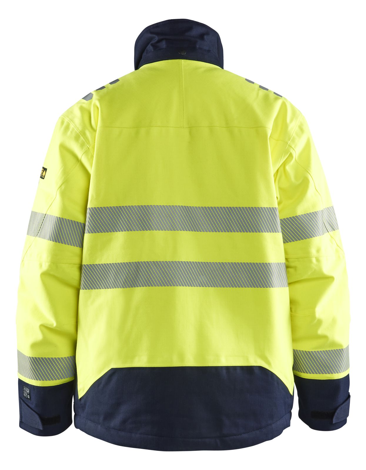 Blaklader Multinorm jassen 45171534 winter HiVis waterdicht fluo geel-marineblauw(3389)
