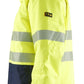 Blaklader Multinorm jassen 45171534 winter HiVis waterdicht fluo geel-marineblauw(3389)