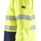 Blaklader Multinorm jassen 45171534 winter HiVis waterdicht fluo geel-marineblauw(3389)