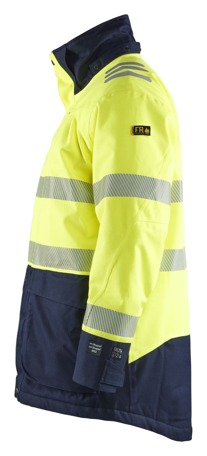 Blaklader jassen 45271534 fluo geel-marineblauw(3389)