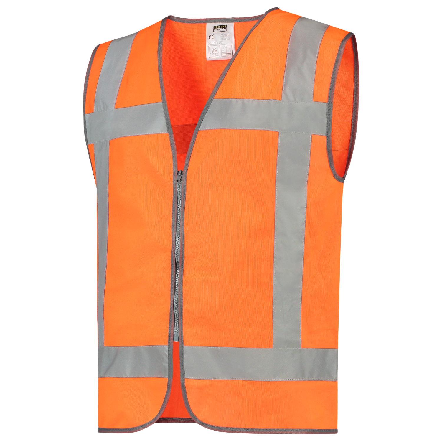 Tricorp Safety Vesten 453009- V-RWS-ZIP fluo-oranje(fluororange)
