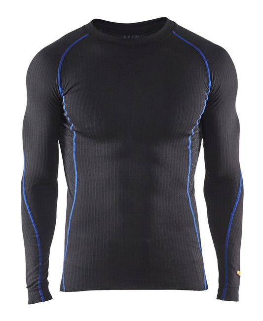 Blaklader Wind/regen/sneeuw Light Onderhemd 47031707 zwart-korenblauw(9985)