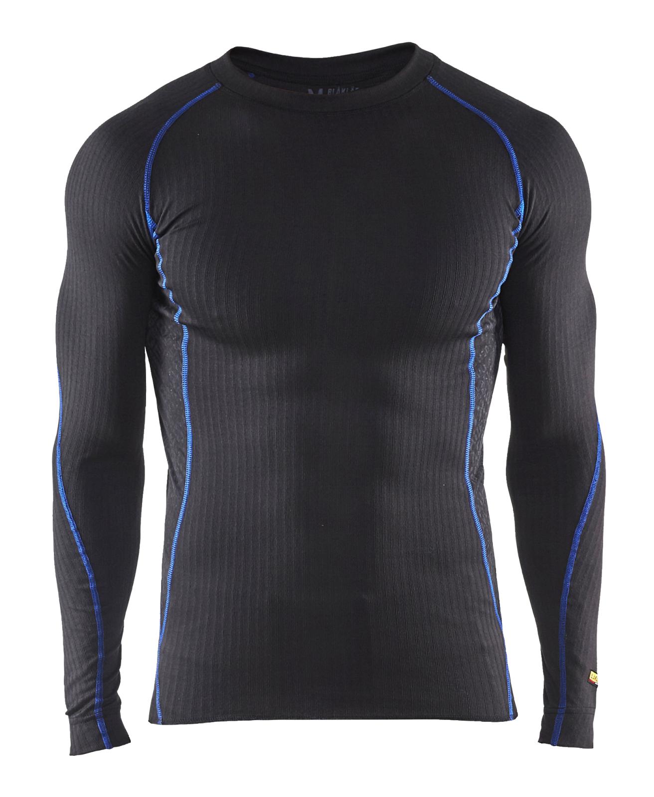 Blaklader Wind/regen/sneeuw Light Onderhemd 47031707 zwart-korenblauw(9985)