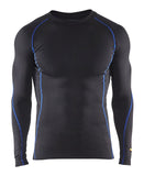Blaklader Wind/regen/sneeuw Light Onderhemd 47031707 zwart-korenblauw(9985)