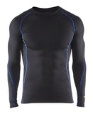 Blaklader Wind/regen/sneeuw Light Onderhemd 47031707 zwart-korenblauw(9985)