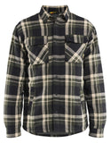 Blaklader Wind/regen/sneeuw Overhemd 47041168 flanel gevoerd donker herfstgroen-zwart(4298)