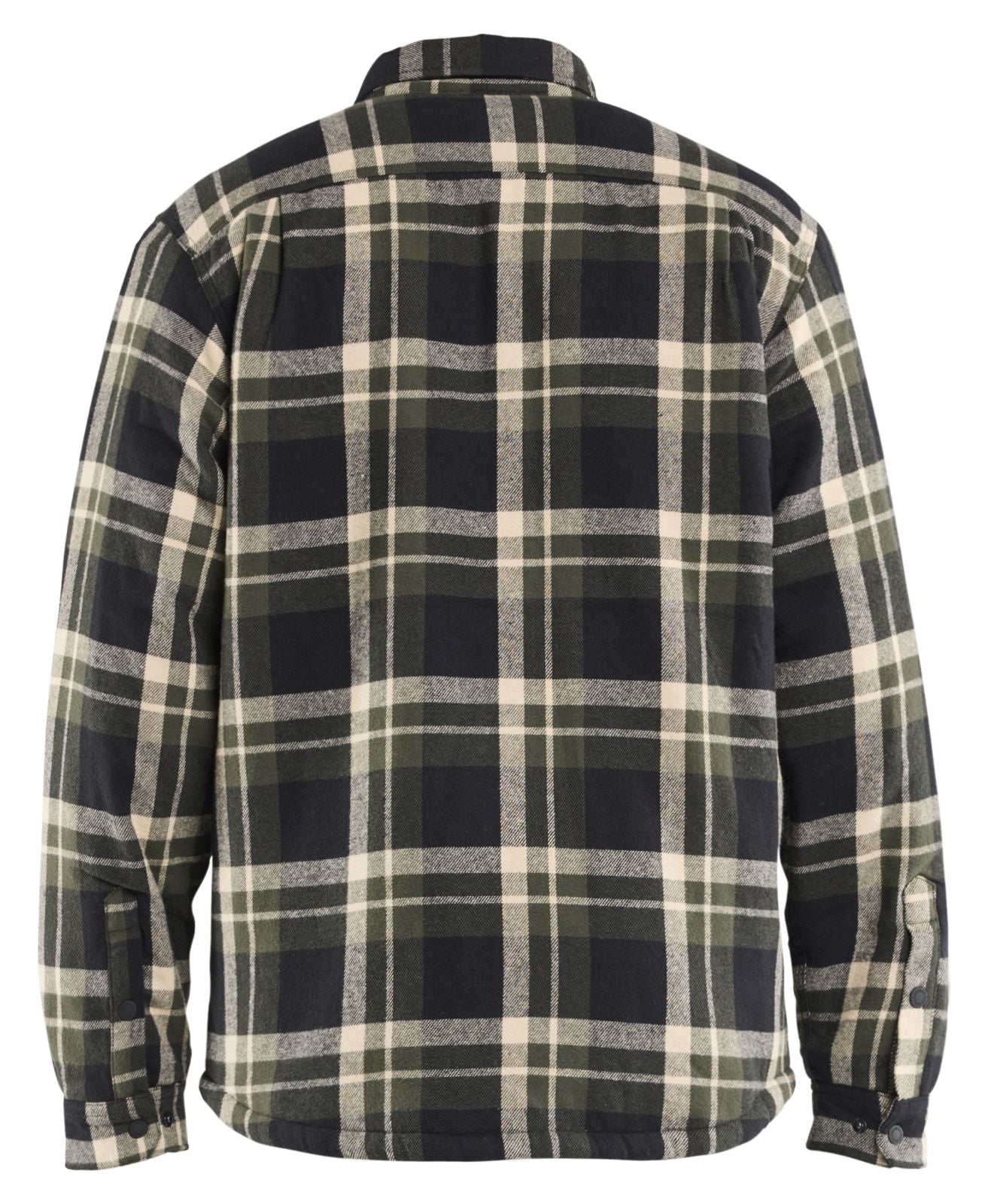 Blaklader Wind/regen/sneeuw Overhemd 47041168 flanel gevoerd donker herfstgroen-zwart(4298)