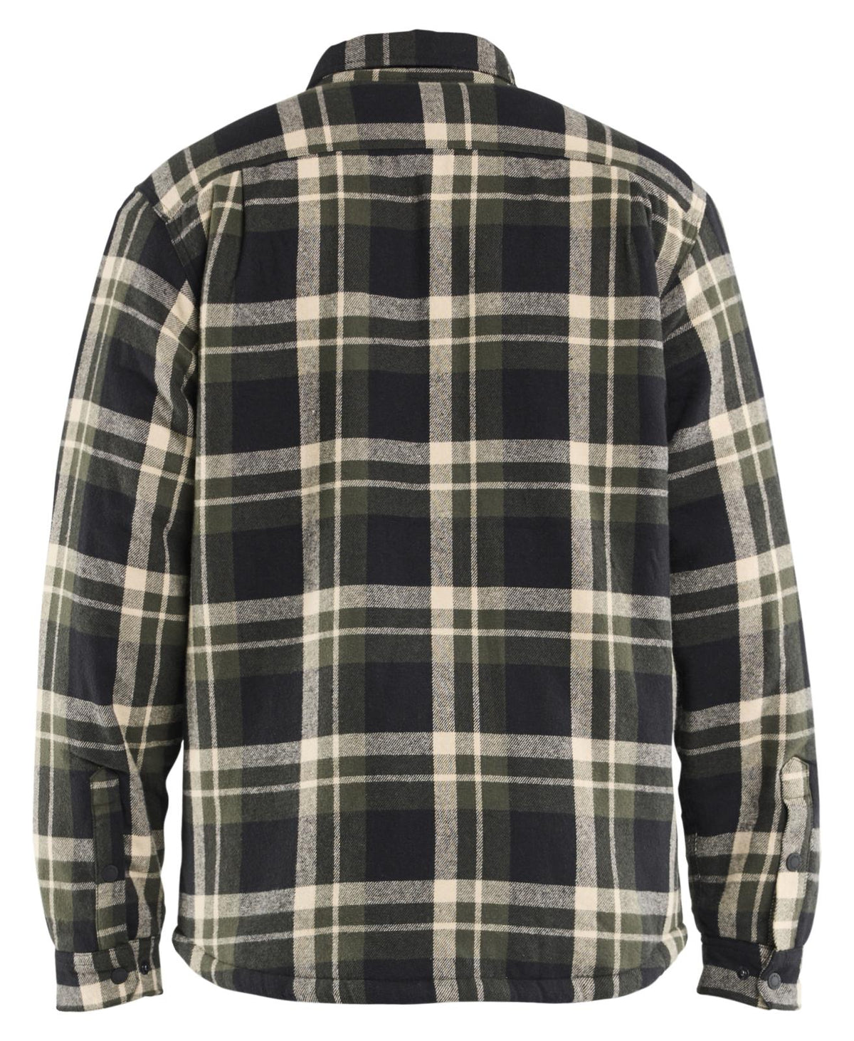 Blaklader Wind/regen/sneeuw Overhemd 47041168 flanel gevoerd donker herfstgroen-zwart(4298)