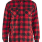 Blaklader Wind/regen/sneeuw Overhemd 47041168 flanel gevoerd rood-zwart(5699)