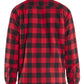 Blaklader Wind/regen/sneeuw Overhemd 47041168 flanel gevoerd rood-zwart(5699)