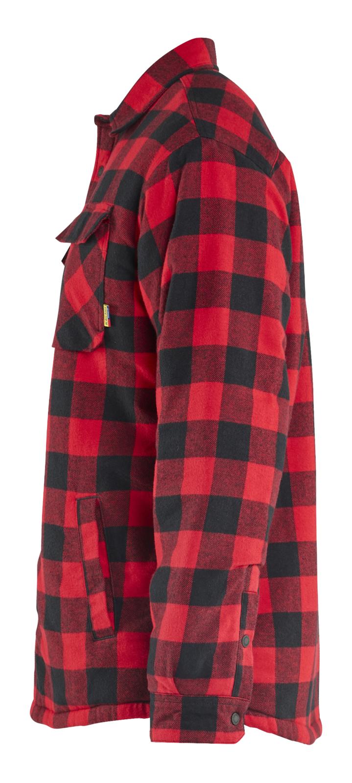 Blaklader Wind/regen/sneeuw Overhemd 47041168 flanel gevoerd rood-zwart(5699)