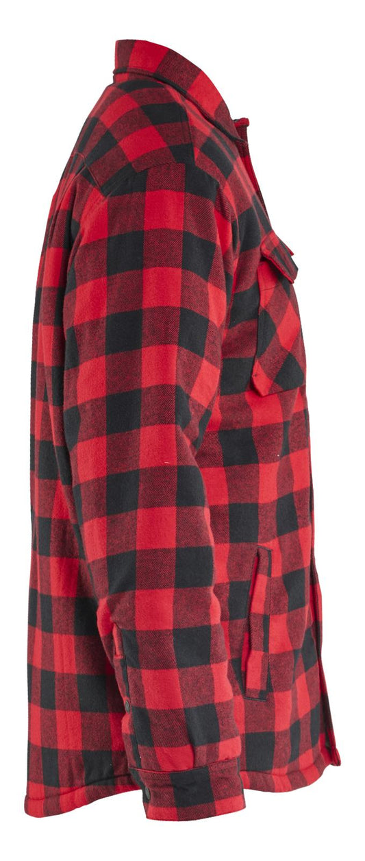 Blaklader Wind/regen/sneeuw Overhemd 47041168 flanel gevoerd rood-zwart(5699)