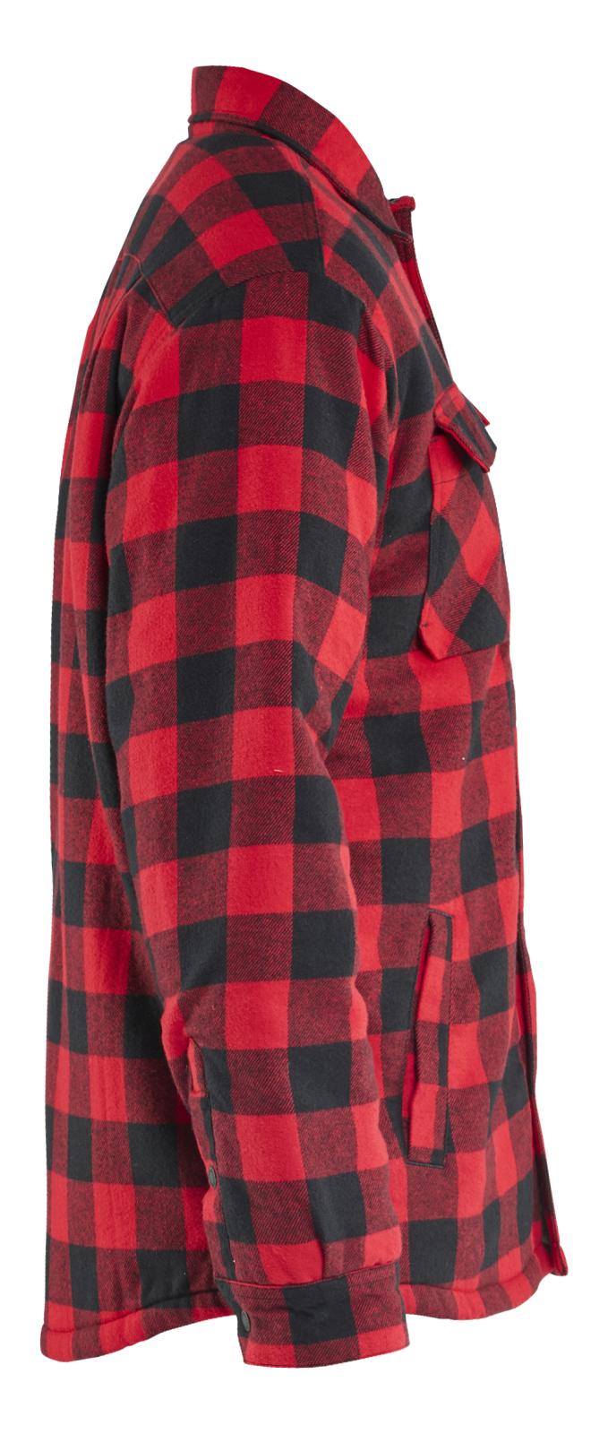 Blaklader Wind/regen/sneeuw Overhemd 47041168 flanel gevoerd rood-zwart(5699)