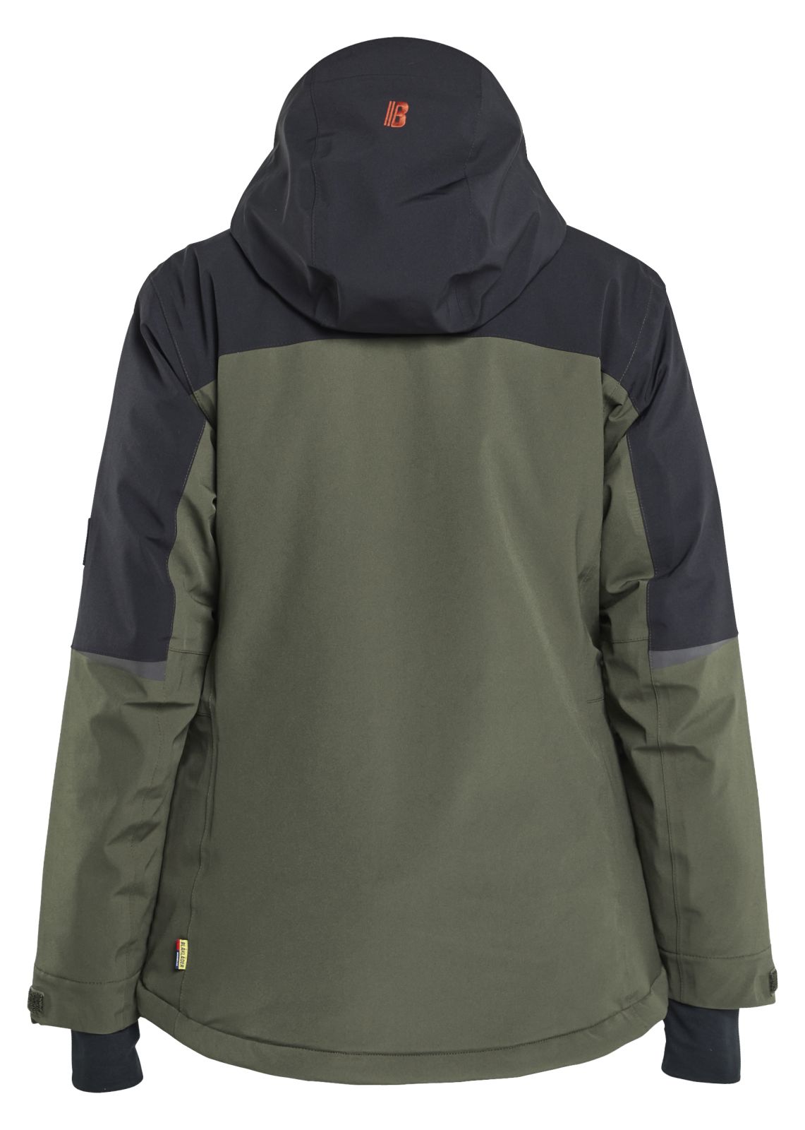 Blaklader Dames Striker Winterjas 47071917 stretch waterdicht winddicht woudgroen-roestbruin(4240)