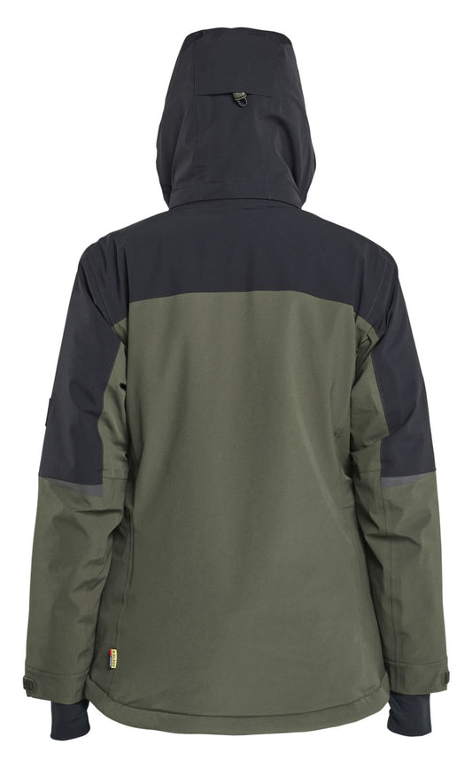 Blaklader Dames Striker Winterjas 47071917 stretch waterdicht winddicht woudgroen-roestbruin(4240)