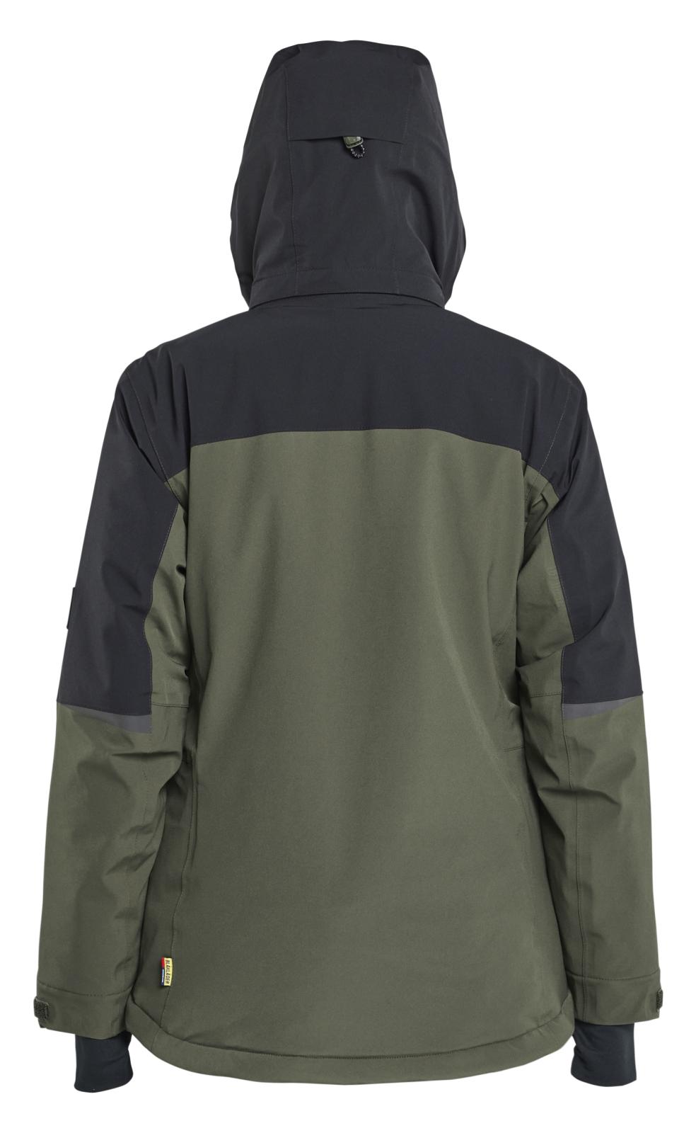 Blaklader Dames Striker Winterjas 47071917 stretch waterdicht winddicht woudgroen-roestbruin(4240)