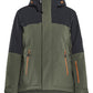 Blaklader Dames Striker Winterjas 47071917 stretch waterdicht winddicht woudgroen-roestbruin(4240)