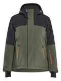 Blaklader Dames Striker Winterjas 47071917 stretch waterdicht winddicht woudgroen-roestbruin(4240)
