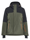 Blaklader Dames Striker Winterjas 47071917 stretch waterdicht winddicht woudgroen-roestbruin(4240)