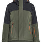 Blaklader Dames Striker Winterjas 47071917 stretch waterdicht winddicht woudgroen-roestbruin(4240)