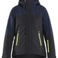 Blaklader Dames Striker Winterjas 47071917 Stretch donker marineblauw-fluo geel(8633)