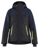 Blaklader Dames Striker Winterjas 47071917 Stretch donker marineblauw-fluo geel(8633)