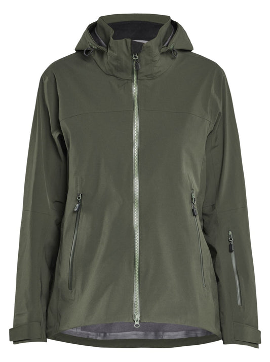 Blaklader Dames Striker Jack 47081916 shell stretch waterdicht winddicht donker herfstgroen(4209)