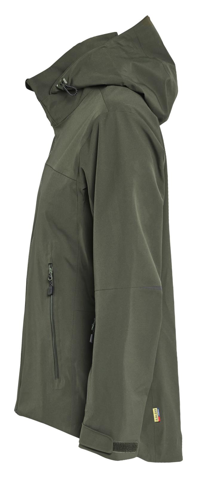 Blaklader Dames Striker Jack 47081916 shell stretch waterdicht winddicht donker herfstgroen(4209)