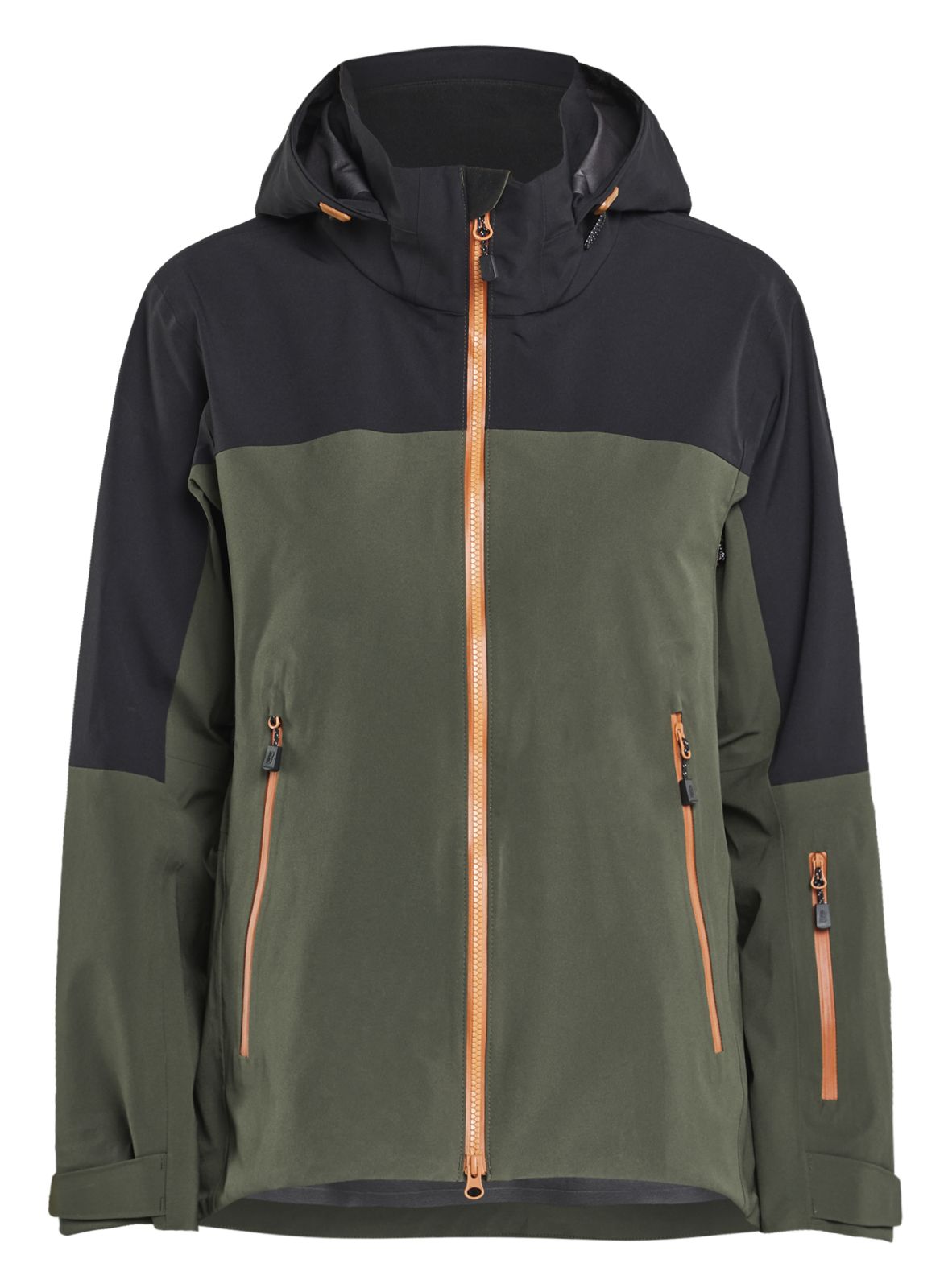 Blaklader Dames Striker Jack 47081916 shell stretch waterdicht winddicht woudgroen-roestbruin(4240)