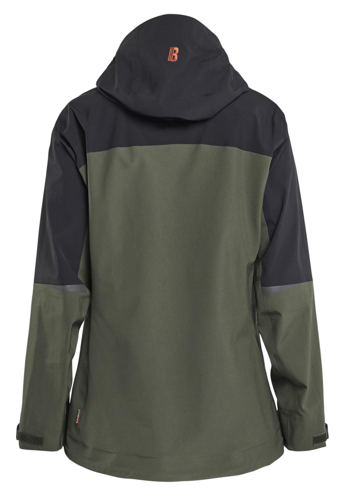 Blaklader Dames Striker Jack 47081916 shell stretch waterdicht winddicht woudgroen-roestbruin(4240)