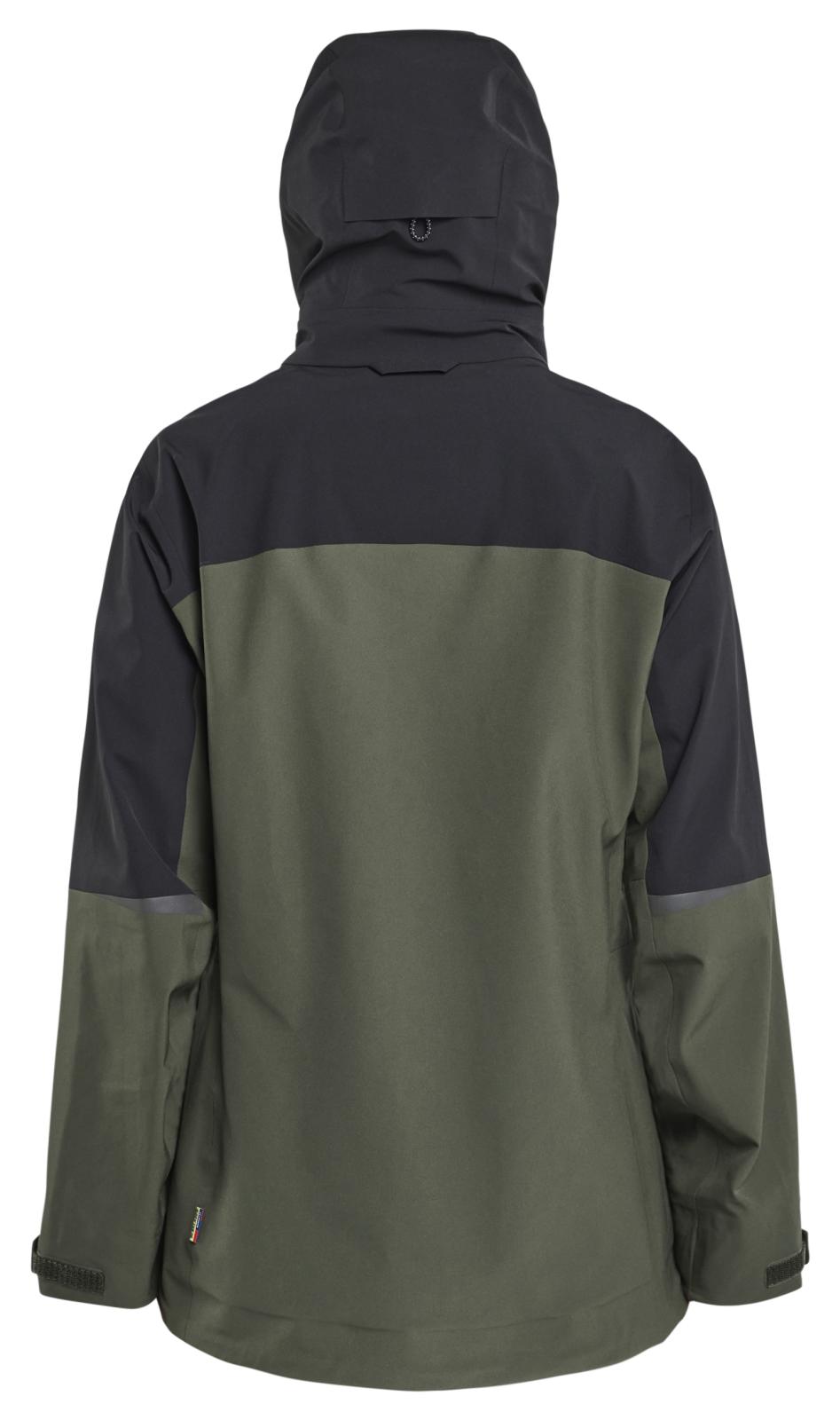 Blaklader Dames Striker Jack 47081916 shell stretch waterdicht winddicht woudgroen-roestbruin(4240)