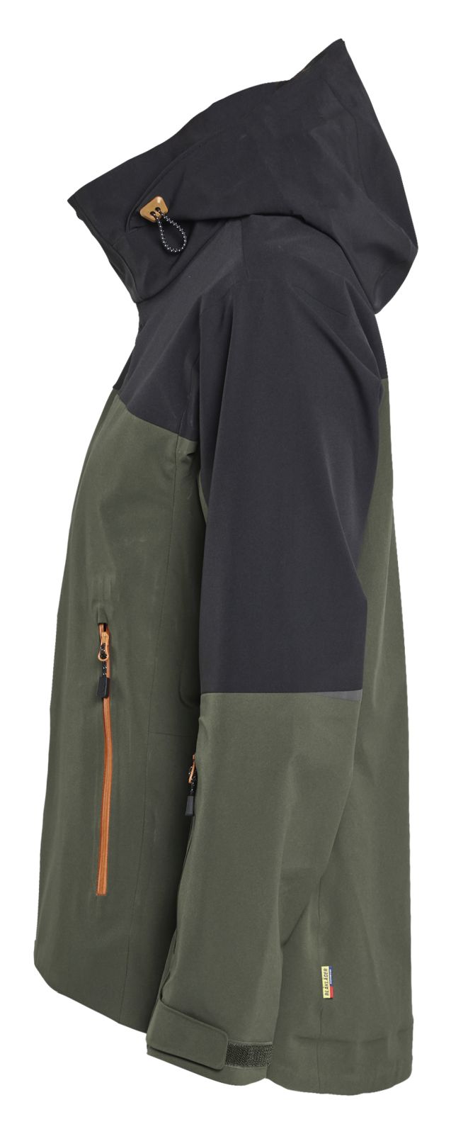 Blaklader Dames Striker Jack 47081916 shell stretch waterdicht winddicht woudgroen-roestbruin(4240)