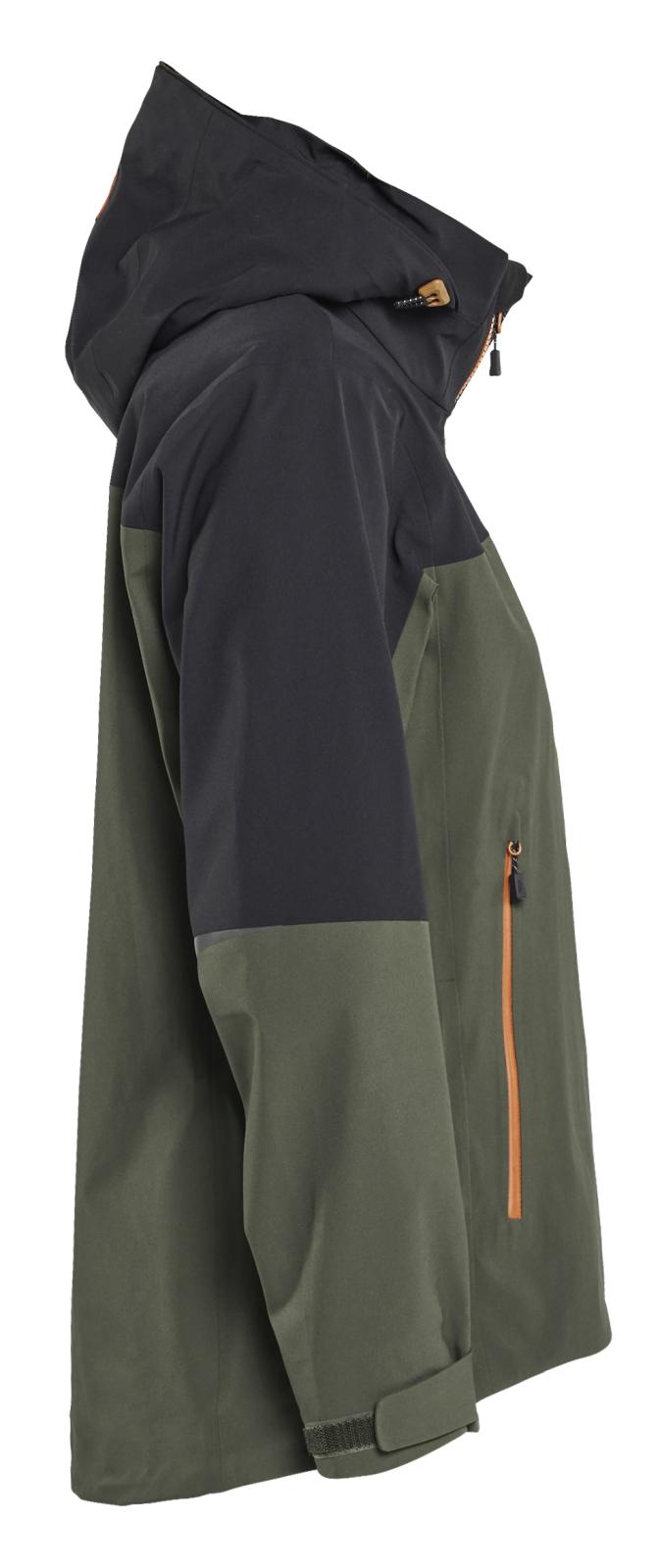 Blaklader Dames Striker Jack 47081916 shell stretch waterdicht winddicht woudgroen-roestbruin(4240)