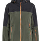 Blaklader Dames Striker Jack 47081916 shell stretch waterdicht winddicht woudgroen-roestbruin(4240)