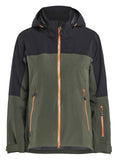 Blaklader Dames Striker Jack 47081916 shell stretch waterdicht winddicht woudgroen-roestbruin(4240)