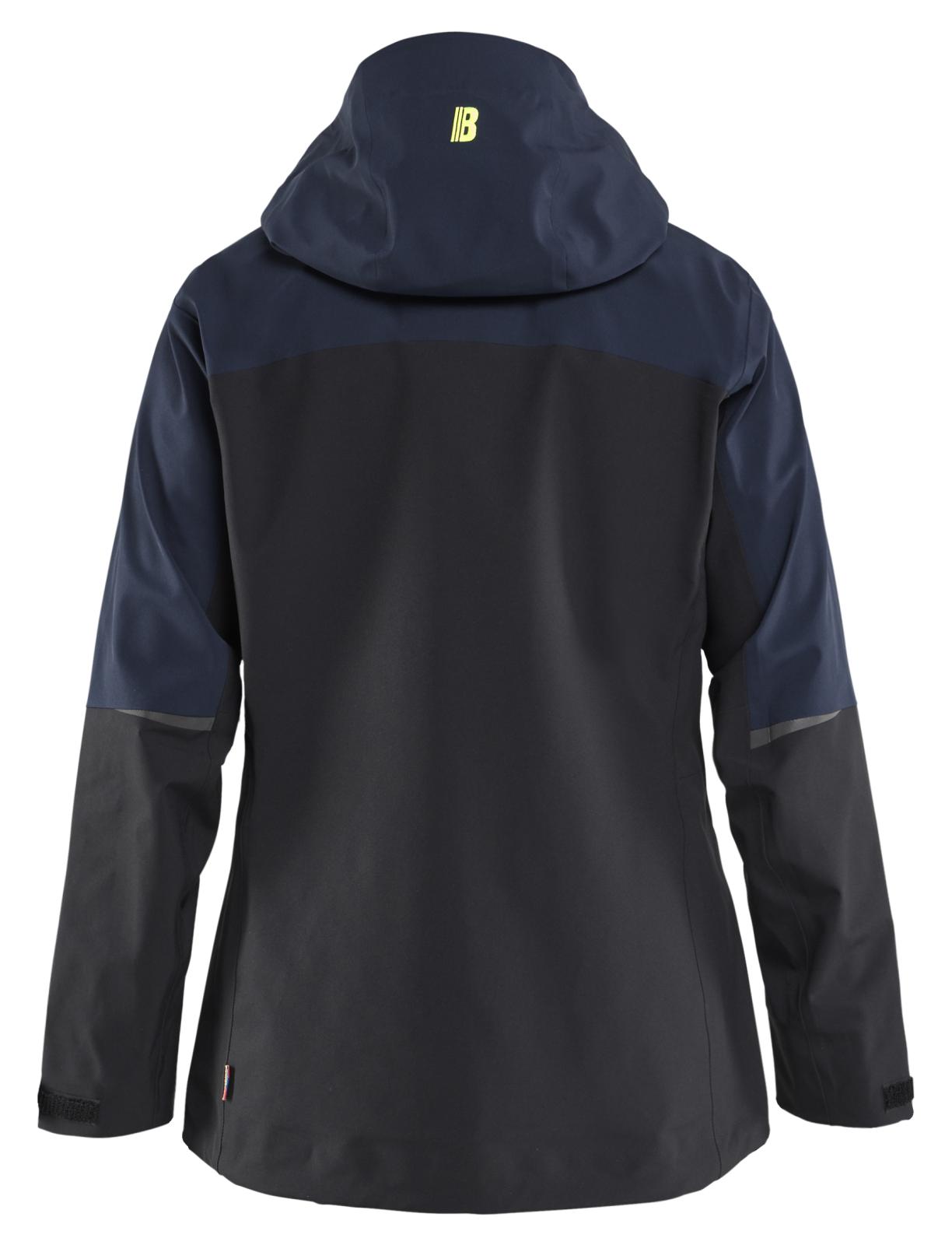 Blaklader Dames Striker Dames Jack 47081916 Shell stretch donker marineblauw-fluo geel(8633)