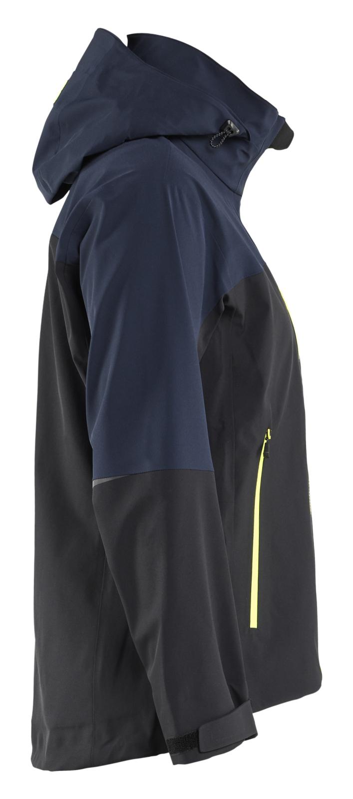 Blaklader Dames Striker Dames Jack 47081916 Shell stretch donker marineblauw-fluo geel(8633)