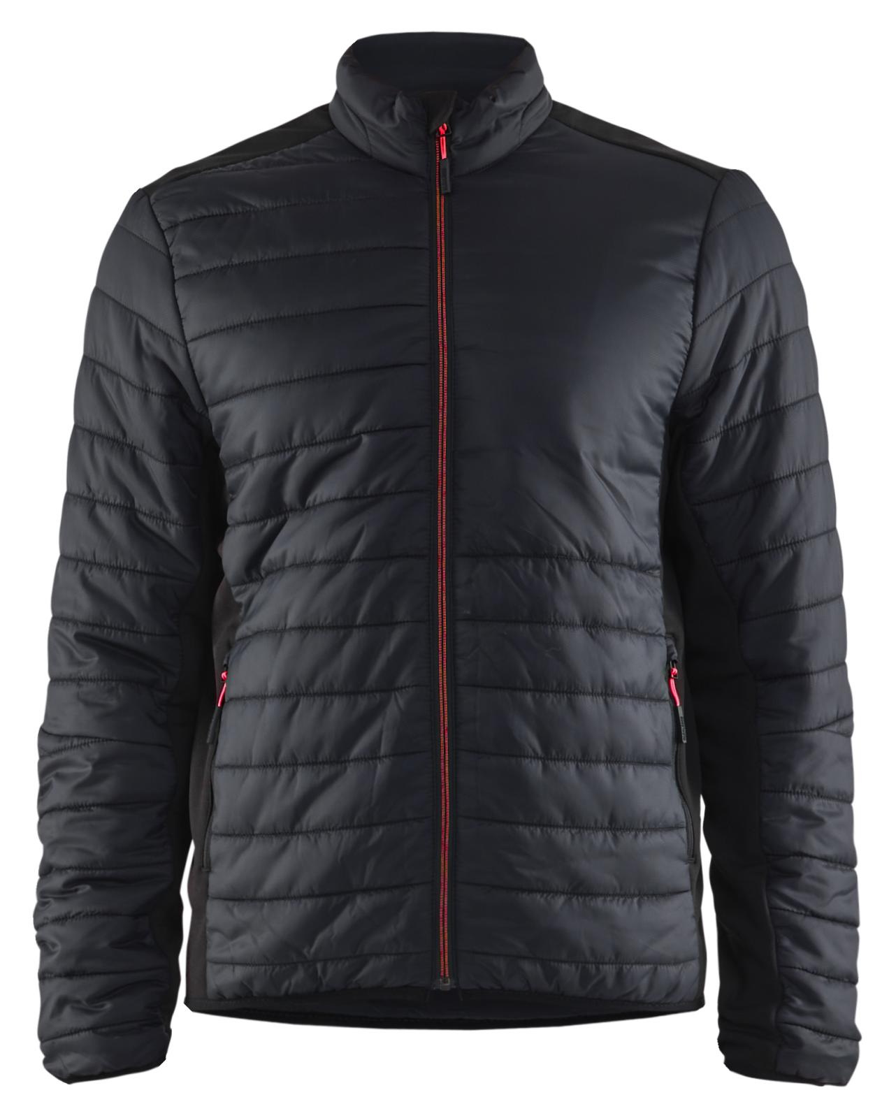 Blaklader Wind regen sneeuw jassen 47102030 hybride gevoerd waterafstotend zwart-rood(9956)