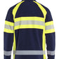 Blaklader High Vis Vest 47131010 Microfleece HiVis marineblauw-fluo geel(8933)