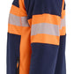 Blaklader High Vis Vest 47131010 Microfleece HiVis marineblauw-oranje(8953)