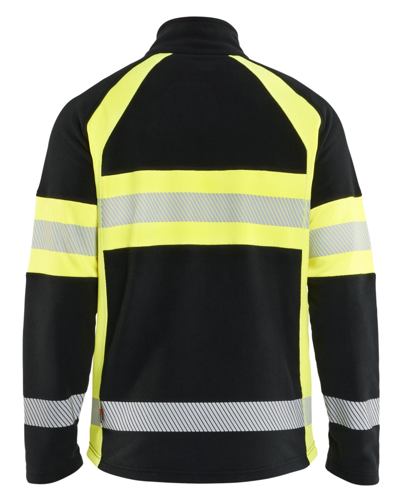 Blaklader High Vis Vest 47131010 Microfleece HiVis zwart-fluo geel(9933)