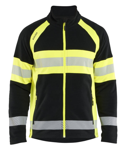 Blaklader High Vis Vest 47131010 Microfleece HiVis zwart-fluo geel(9933)